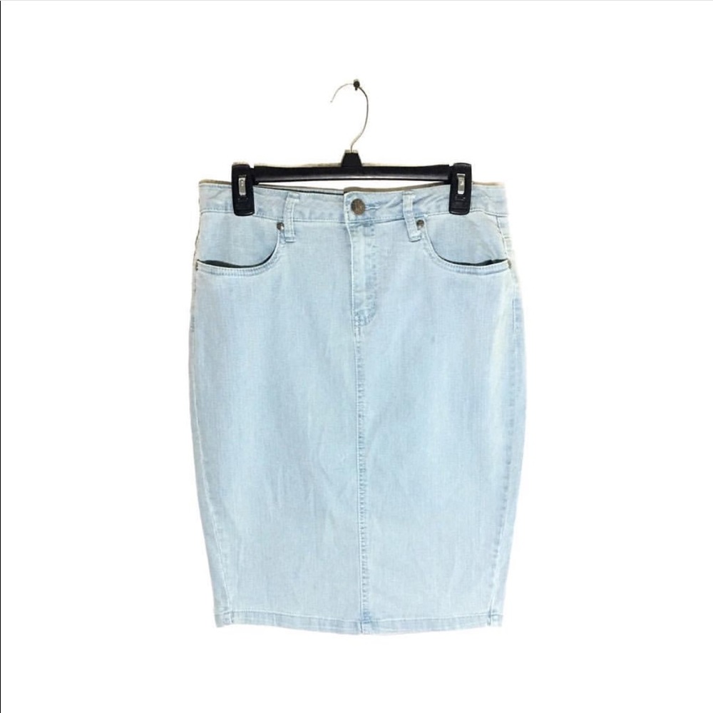 Cabana (Light) Blue Denim Skirt